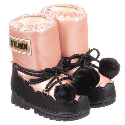 fendi snow boots pink|More.